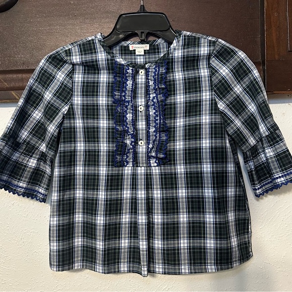 Crewcuts Other - J. Crew Crewcuts plaid girls top size 10